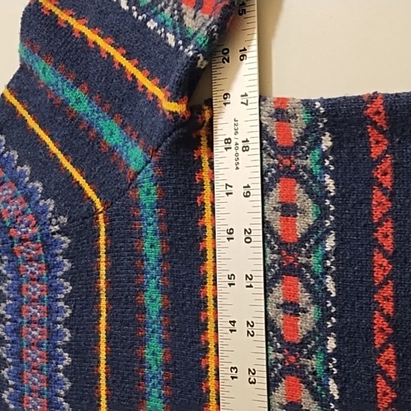 Vintage Urban Pipeline Snowboard Wool Blend Crewneck Nordic Sweater Medium - Picture 4 of 10